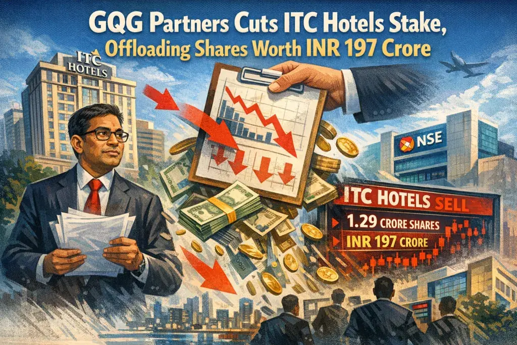 GQG Partners Cuts ITC Hotels Stake, Offloading Shares Worth INR 197 Crore